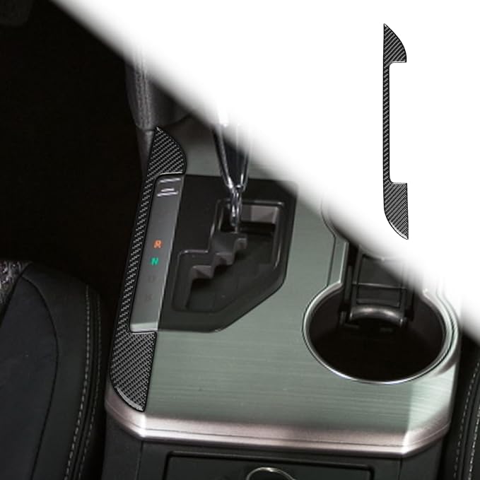 Real Carbon Fiber Trim for Toyota Camry Accessories | for 2012 2013 2014 Center Console Gear Shift Side Decorative Strip Panel Sticker Interior Thick Overlay Decal