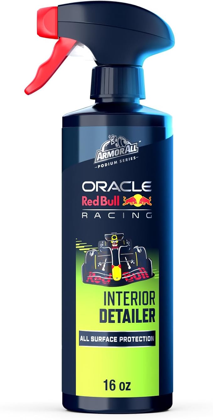 Armor All Podium Series Interior Detailer Spray, 16 fl oz, Car Detailing Spray Developed in Collaboration With Oracle Red Bull Racing