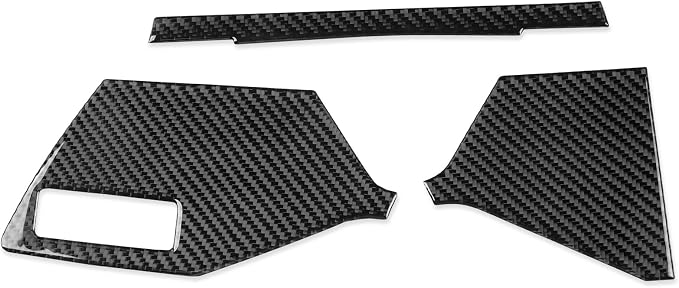 Carbon Fiber Decorations Stickers Fit for Audi A3 8Y S3 RS3 2021-2025 | for Sportback 2021-2025 | Decorations Driver Side Dashboard Trim | Accessories | Anti-scratch | Self-adhesive