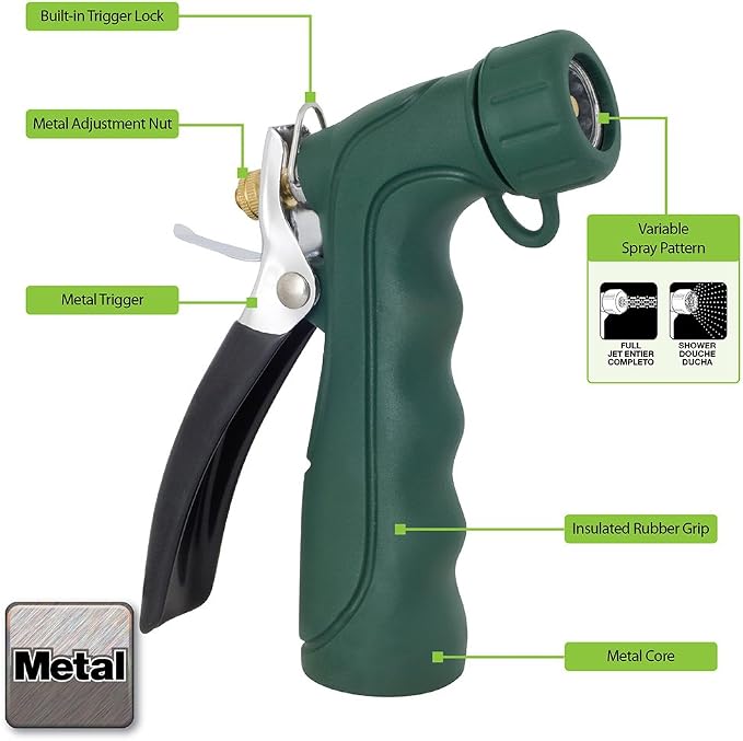 Melnor 65177AMZ Industrial Nozzle w/Quick Connect Set