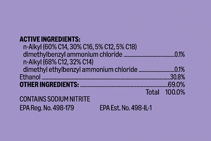 Amazon Basics Disinfectant Spray, Mountain Meadow Scent, Kills 99.9% of Bacteria, 19 Oz, Pack of 1