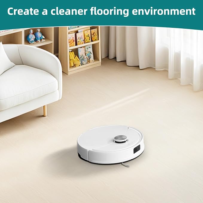 6 Pack Reusable Mop Pads for Roborock Q10 S5, Q10 S5+ Robot Vacuum | for Q10 VF, Q10 VF+, Q10V, Q10V+ Microfiber Washable Mop Cloth | Replacement Parts | Accessories