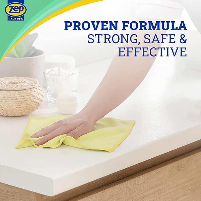 Zep Home Pro Multi-Purpose Foaming Bathroom Cleaner - 32 Fl. Oz. - R53106 - Pro Trusted Cleaning Power: Now in Refreshing Scents and Family Friendly Formulas (1)