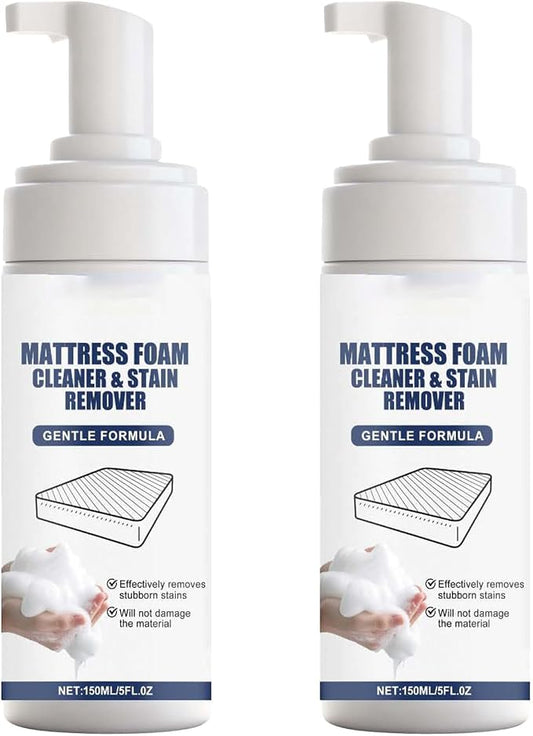 Multi-Surface Mattress Foam Cleaner, Mattress Stain Remover, Powerful Bed Stain Remover Spray for Fabric, Couch, Rug, Carpet, Upholstery (1)