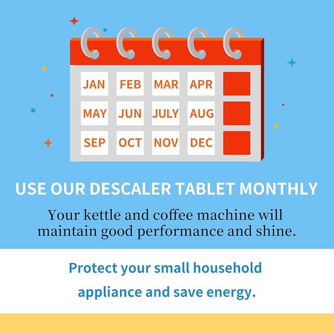 NATRUTH 20 Packs Powerful Limescale Removal,Efficient Water Bottle Cleaning Tablets,Odor-Free KETTLE & Coffee Cup Cleaner Tablets,Descaler for Coffee Machine,Natural Stainless Steel Cup Cleaners
