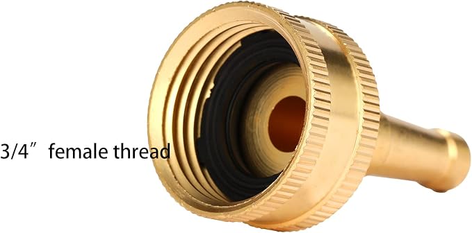 2 Pack Sweeper Nozzle for Garden Hose, 2" Hose jet nozzle | with 3/4-Inch Hose Thread Inlet