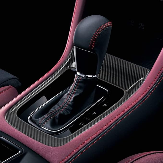 HIGH FLYING for Subaru WRX, WRX STI 2015-2021 Car Interior Accessories Gear Box Panel Cover Trim ABS Carbon Style 1pc (Not fit Manual Transmission)