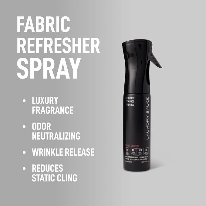Laundry Sauce - Fabric Refresher Spray (French Saffron), 9.8 fl oz