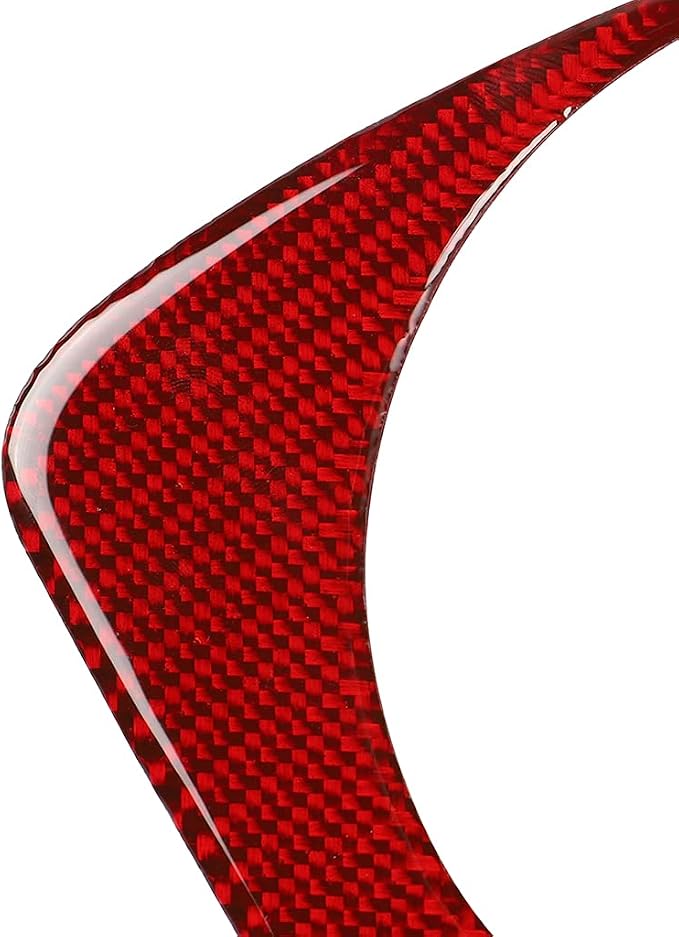 Real Carbon Fiber Trim for Ford Mustang Accessories | for 2009 2010 2011 2012 2013 2014 Central Console Instrument Panel Interior Thick Overlay Decal