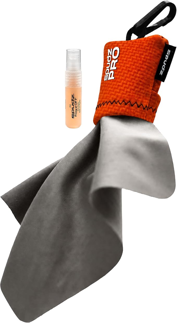 SPUDZ Pro | 10" x 10" Microfiber Cloth Screen & Lens Cleaner w/ 4ml Bottle |