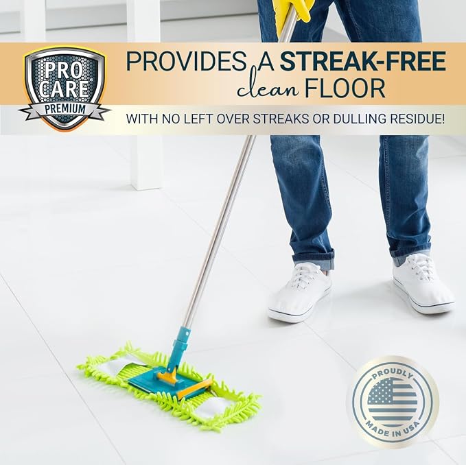 ProCare White Tea & Fig Floor Cleaner (Made in USA) | Vinyl, Wood,Tile, Stone & Laminate Floor Cleaner For Mopping, Household Supplies,Cleaning Solution For Kitchen & Bathroom-1 Gal (128 Fl Oz)