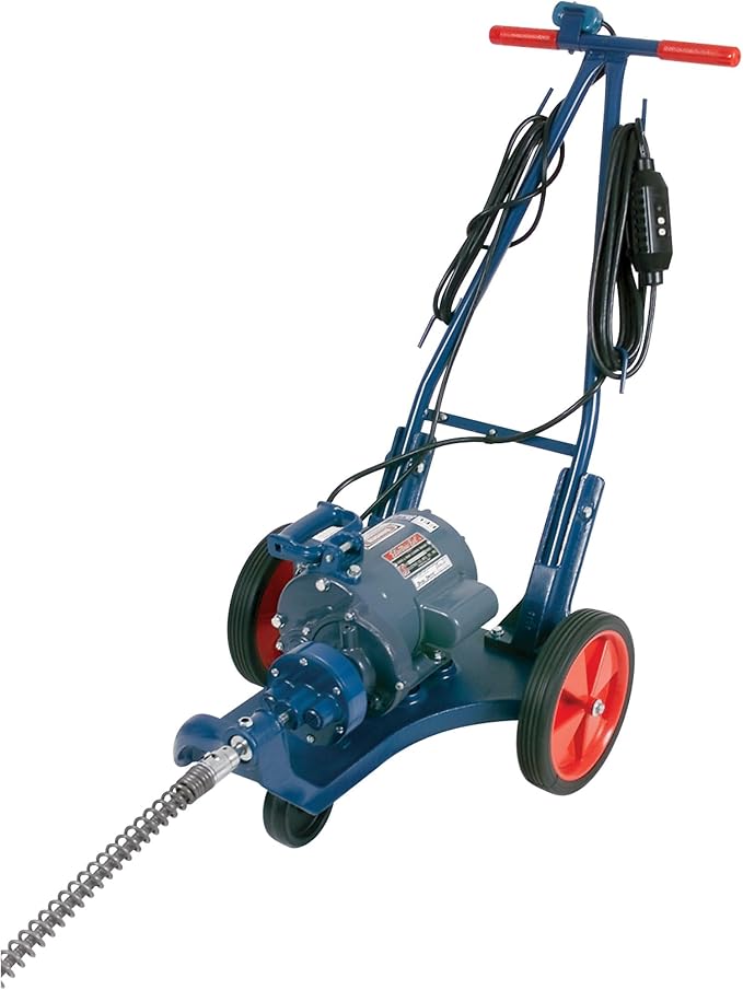 Electric Eel 104ft. Sectional Electric Drain Cleaner, Model Number CK-1/2-8DC
