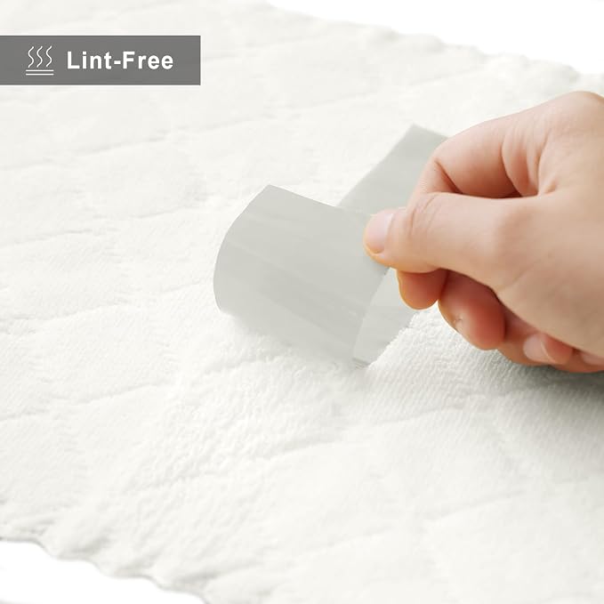 Homaxy 24 Pack Dish Towels for Kitchen (10 x 20 Inches, White), Super Soft and Absorbent Coral Velvet Dish Cloths for Washing Dishes, Nonstick Oil Fast Drying Microfiber Cleaning Cloth