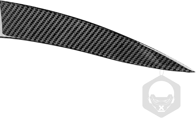 Headlight Eyebrow Trim for Toyota Corolla 2009-2013 Accessories Black | Soft Carbon Fiber | Upgrades for Car | Only for Left-Hand Drive | Anti-Scratch | Sporty Style