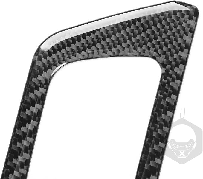 Real Carbon Fiber Trim for Audi 80A Q5 Accessories | for SQ5 2018-2025 Dash Headlight Switch Panel Frame Cover Sticker Interior Thick Overlay Decal