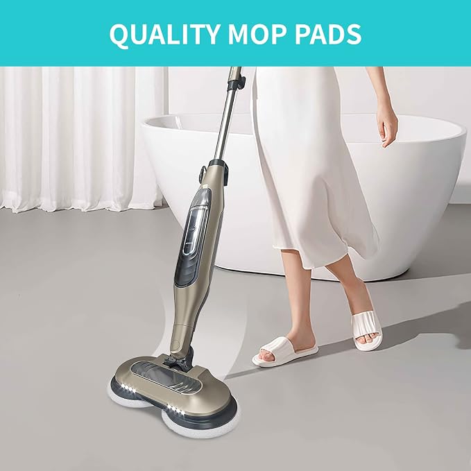AIR U+ 4 Pack Steam Mop Replacement Pads for Shark Steam & Scrub Mop | Washable Steam Mop Pads for Various Floor Type, for Shark S8201 S8001 S7001 S7201 S7000AMZ S7000 S7005 S7020 S7001C Steam Mop