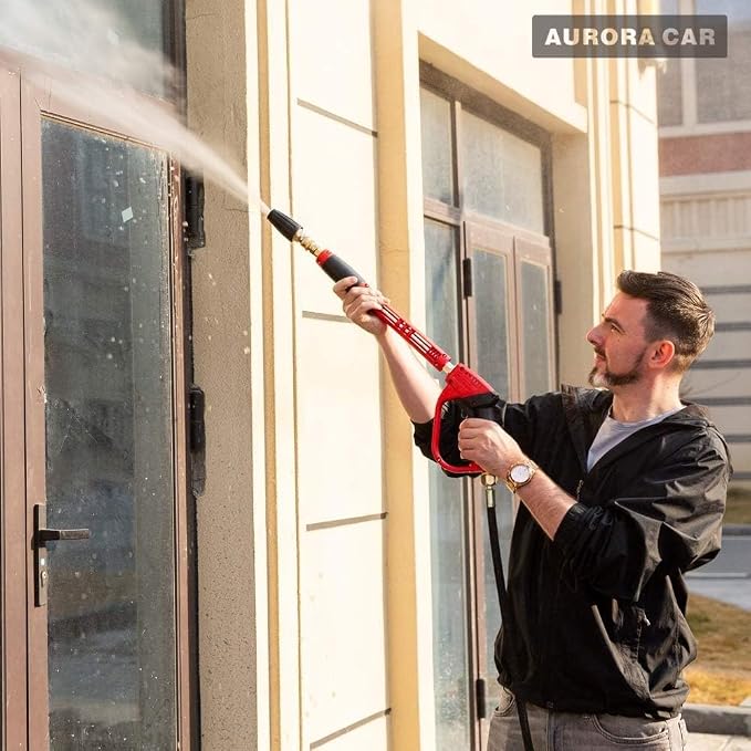 AURORA CAR Pressure Washer Tips Turbo Nozzle Pressure Washer 4000 PSI Max Rotating Pressure Washer Nozzle with 1/4'' Quick Connect for Cleaning Brick, Concrete, and Vinyl Surfaces，4.0 GPM 4.0 Orifice