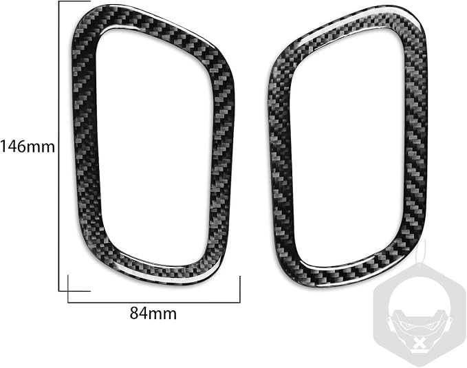 Real Carbon Fiber Trim for Infiniti Accessories | for G35 G37 G25 Q60 Q40 2007-2015 X S Convertible Door Inner Frame Interior Thick Overlay Decal