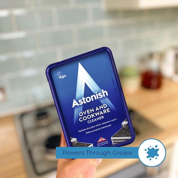 Astonish Oven & Cookware Cleaner Paste 150g – Multipurpose Kitchen Cleaner for Ovens, Baking Trays, Pans & Cookware, Stovetops & Stainless Steel Surfaces, Removes Grease, Food Residue & Tough Stains