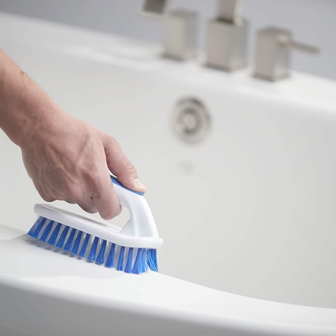 Mr. Clean 442402 Durable Bristle Handle Scrub