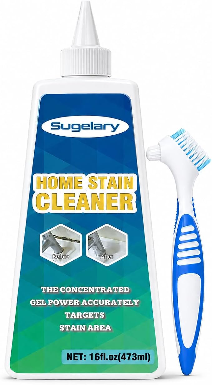 Sugelary Household Washing Machine Cleaner, Home Remover Gel for Refrigerator Strips, Grout Cleaner Best for Home Sink, Kitchen, Showers(16 Fl. oz)