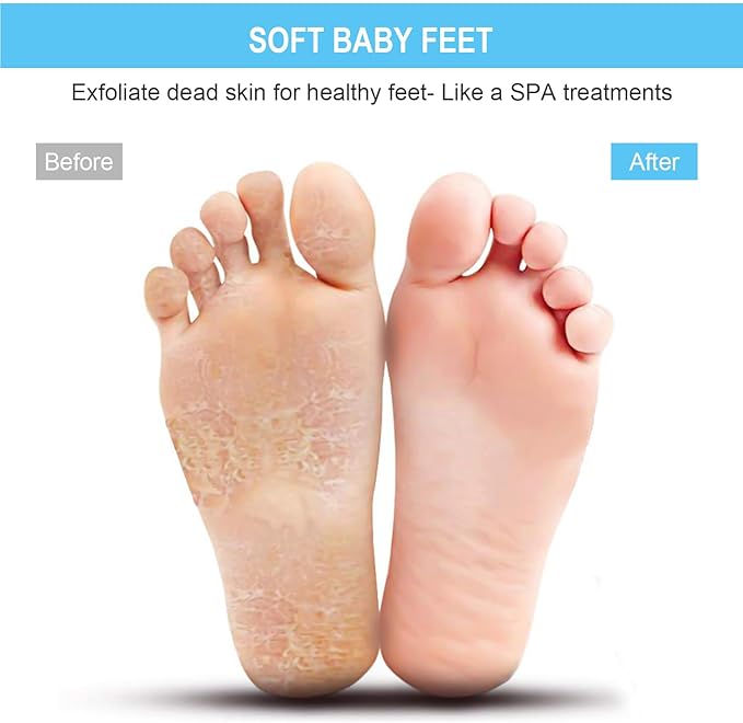 BESKAR Larger Shower Foot Scrubber Mat with Non-Slip Suction Cups | Cleans, Smooths, Exfoliates, Massages Your Feet Without Bending, Improve Foot Circulation, Soothes Tired Feet