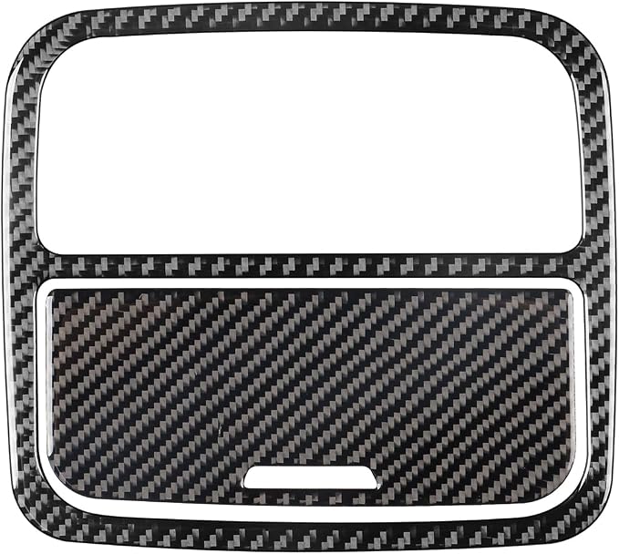 Real Carbon Fiber Trim for Honda Accord Accessories | for 2003 2004 2005 2006 2007，Roof Map Reading Light Panel Cover，Interior Dash Panel，Thick Overlay Sticker Decal