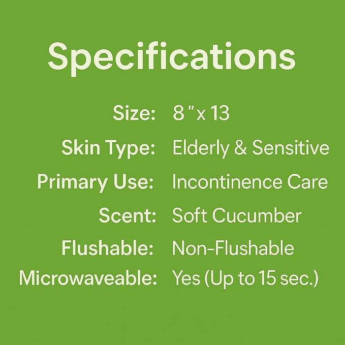 OPTEEL Wipes for Adults – Extra Large 8x13, Scented, Pre-Moistened, 720ct | Rinse-Free, Super Soft, Aloe & Vitamin E Infused Disposable Washcloths for Personal Cleansing & Incontinence Care