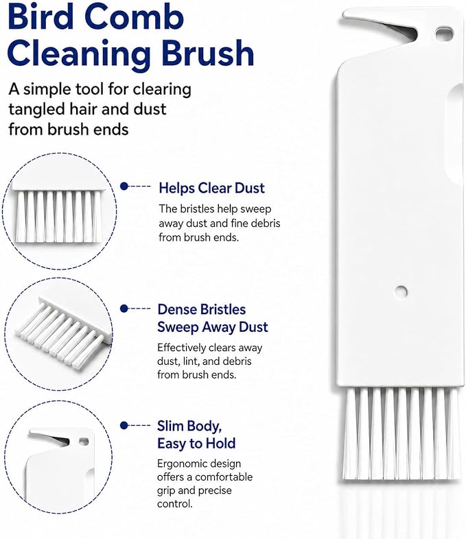 Replacement Parts Compatible for Roborock S5 Max, S4, E5, S4 Max, S5, E4 | S6, S6 MaxV, 1 Roller Brush 4 Side Spin Brushes 4 HEPA Filters 1 Cleaning Tool Robot Vacuum Attachment Kit [ NOT for Q5 ]