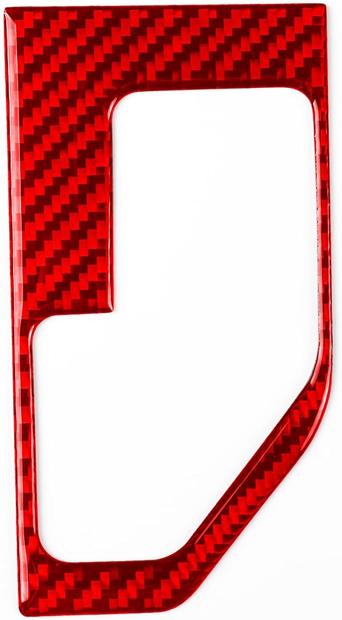 Real Carbon Fiber Trim for Toyota Camry Accessories | for 2012 2013 2014 Gear Shift Panel Interior Thick Overlay Decal