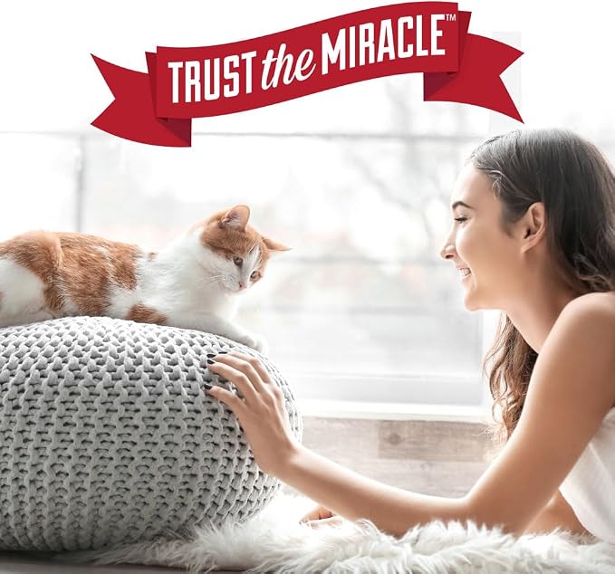 Nature’s Miracle Advanced Cat Stain & Odor Eliminator, Severe Mess, 1 gal | Enzymatic Cleaner Eliminates the Toughest Cat Messes, For Use on Multiple Surfaces, Safe For Pets and Home*, Fresh Scent