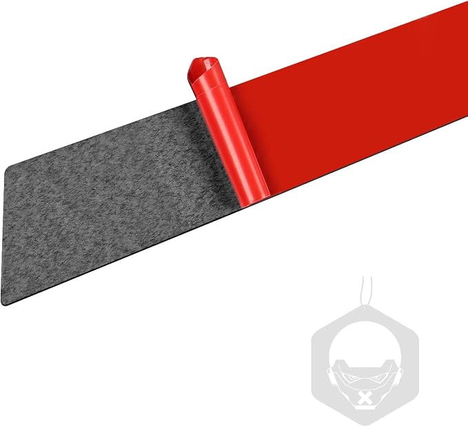 Red Real Carbon Fiber Trim for Nissan Rogue Accessories | for 2014-2020 / Rogue Sport 2017-2022 Door Panel Strip Sticker Interior Thick Overlay Decal