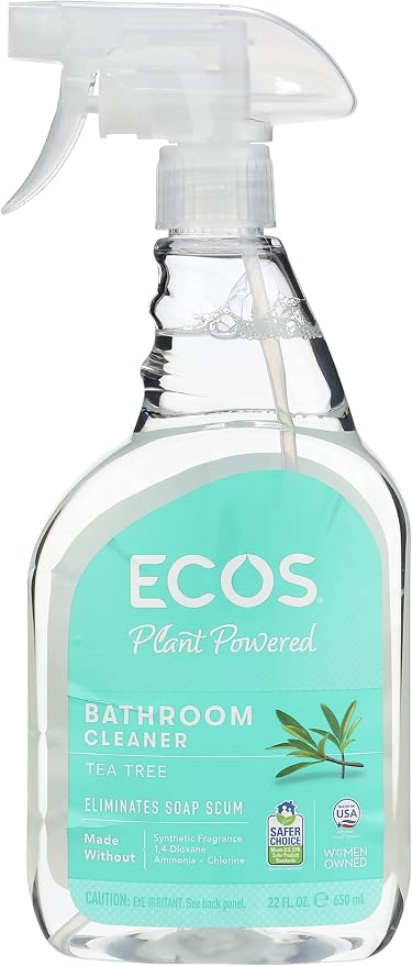 Earth Friendly Products Shower Cleaner Made with Tea Tree Oil, 22 Ounces