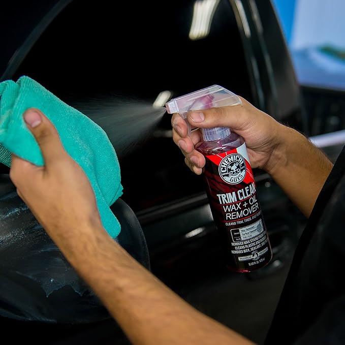 Chemical Guys, Trim Clean Wax & Oil Remover for Trim, Tires & Rubber, 16 oz | Works on trim, tires, and rubber, safe for cars, trucks, SUVs, motorcycles, RVs