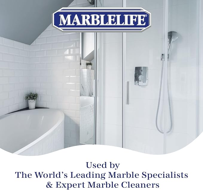Marblelife Tile & Grout Cleaner - Tile and Grout Cleaner for Floors, Pools, Bathroom Shower, Bath & Other Surfaces, Safe & Effective, Ready-To-Use Refill Gallon