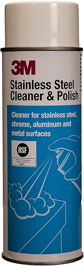 Stainless Steel Cleaner and Polish, Lime Scent, Foam, 21-Ounce Aerosol Can
