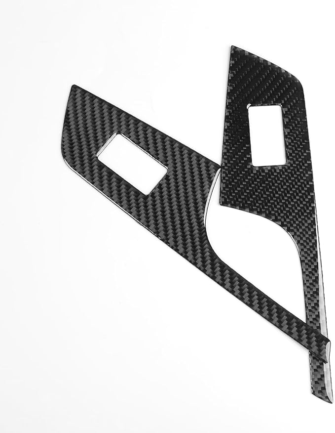 Real Carbon Fiber Trim for Honda CRV Accessories | for CR-V 2012 2013 2014 2015 2016 Window Lift Control Button Panel Cover Sticker Interior Thick Overlay Decal