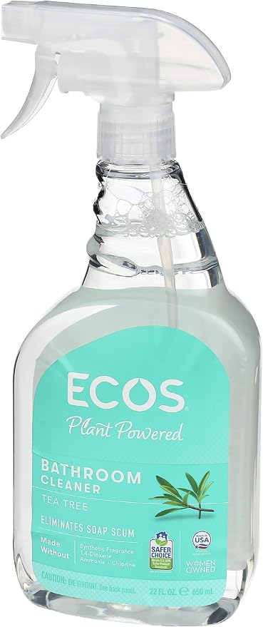 Earth Friendly Products Shower Cleaner Made with Tea Tree Oil, 22 Ounces