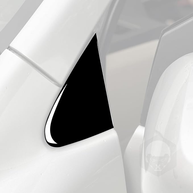 Glossy Bright Piano Black Car Outer Window Pillar Cover A-Pillar Scratch Protector Decoration Sticker Exterior Trim Compatible with Toyota Corolla 2009 2010 2011 2012 2013 Auto Trim Accessories