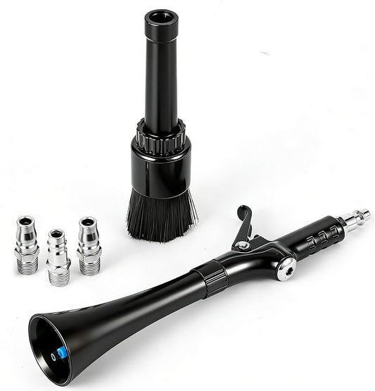 Car Cleaning Gun Detailing Interior Dryer Air Blow Gun Car Detailing Tools for | Mini Potent High Pressure Blower Gun Car Detailing Kit Interior Cleaner,Car Quickly Blasts Dirt and Dust Works with Air