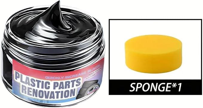 Car Trim Restorer Repair Shine Cleaner | Long Lasting Car Tire Wax for SUV Truck Vehicle Automotive Sedan Scooter RV Seat Console Dashboard Wheel