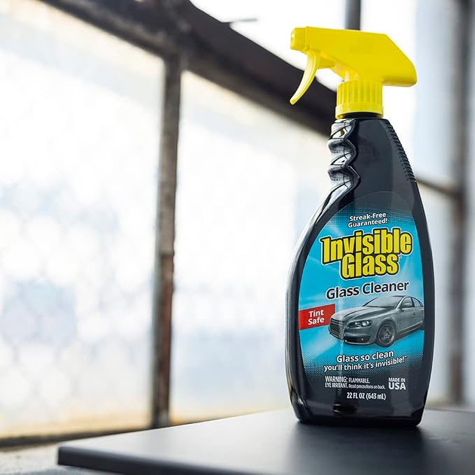 Invisible Glass 92164-2PK Premium Glass Cleaner Spray for Car Windshields and Windows, Automotive and Home Window Cleaner, Streak-Free, Ammonia-Free, Tint-Safe – 22 fl oz (Pack of 2)