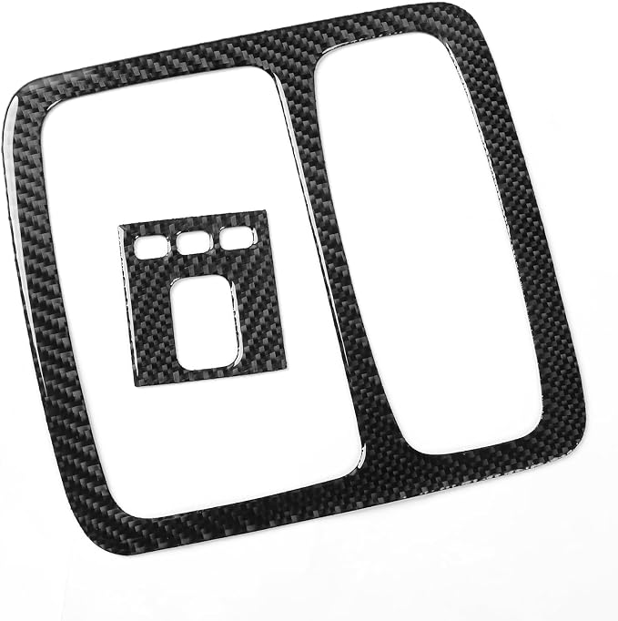 Carbon Fiber Roof Light Decals Fit for Toyota 4Runner(N210) 2003-2009 | for SR5/Sport Edition/Limited 2003 2004 2005 2006 2007 2008 2009 | Accessories | Roof Reading Light Cover Trim | Anti-scratch