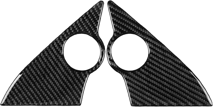 Carbon Fiber Inner Door Stickers Fit for Ford Expedition 2007-2014 | for 2007 2008 2009 2010 2011 2012 2013 2014 | Trim Inner Door A-Pillar Cover | Thick Overlay | Anti-scratch