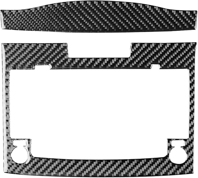 Real Carbon Fiber Trim for Honda CRV Accessories | for CR-V 2012 2013 2014 2015 2016 Central Console CD Player Panel Sticker Interior Thick Overlay Decal - A