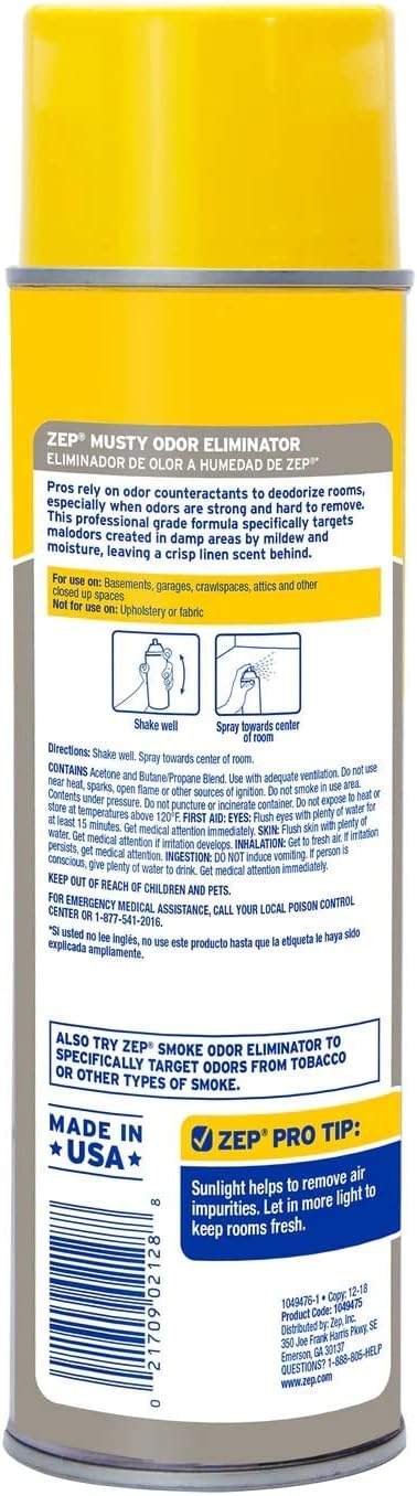 Zep Stainless Steel Cleaner and Polish 14 ounces - ZUSSTL14 - Protects Metal Surfaces from Fingerprints, Soil and Waterspots