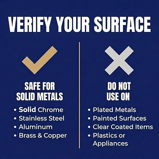 Flitz Metal Polish Paste - 2lb Can of USA-Made Polish for Solid Chrome, Stainless Steel, Aluminum - Non-Abrasive for Light Oxidation - Requires Manual Buffing - Not for Plated/Coated Surfaces (3 Pack)