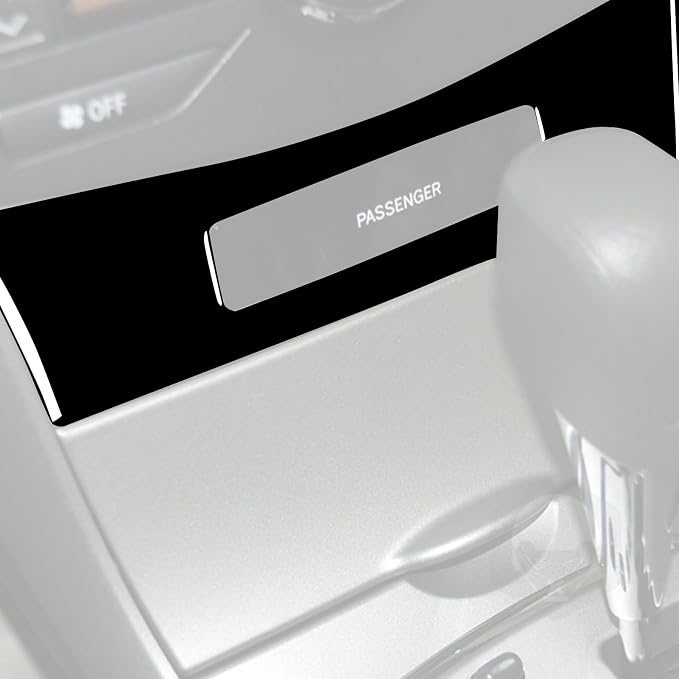 Glossy Bright Piano Black Car Center Console Passenger Panel Decoration Sticker Interior Trim Compatible with Toyota Corolla 2009 2010 2011 2012 2013 Auto Trim Accessories