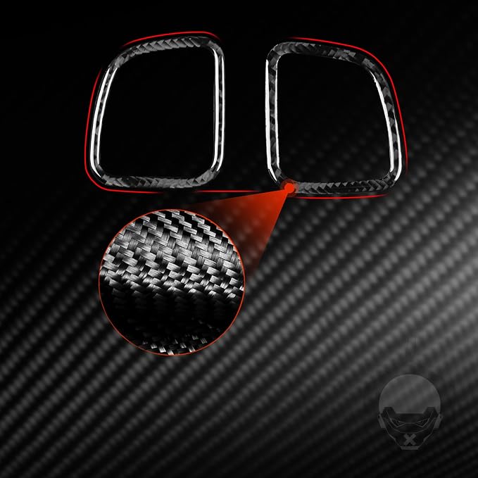 Real Carbon Fiber Trim for Cadillac CTS Accessories | for 2008 2009 2010 2011 2012 2013 Dashboard Air Vent Sticker Interior Thick Overlay Decal