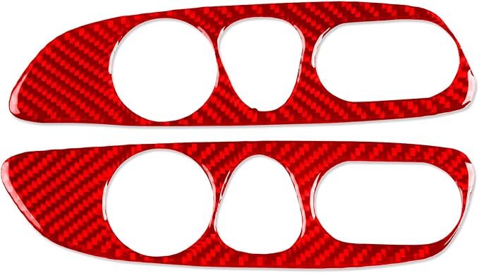 Real Carbon Fiber Trim for Chevy Malibu 9th Gen Accessories | for 2016-2024 Seat Adjustment Button Panel Cover Sticker Interior Thick Overlay Decal
